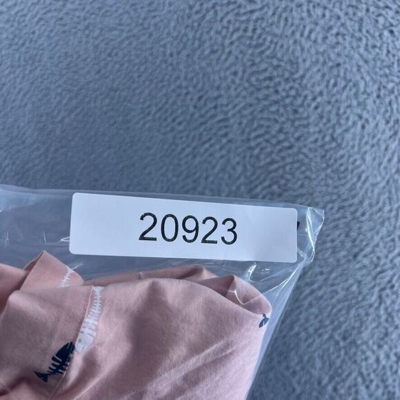 J Crew Shirt Men's medium Pink Flex Fishbone Graphic All over Casual Mercantile - Picture 13 of 14